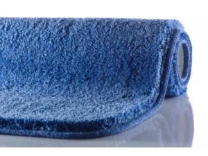Badematte melange blå
